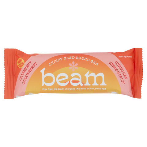 Beam Crispy Seed Based Bar: Cranberry Strawberry