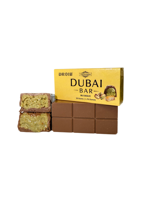 Drois Millionaire Dubai Chocolate Bar