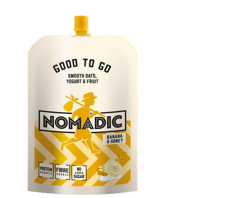 Nomadic Yogurt & Fruit Pouch. Banana & Honey 150g