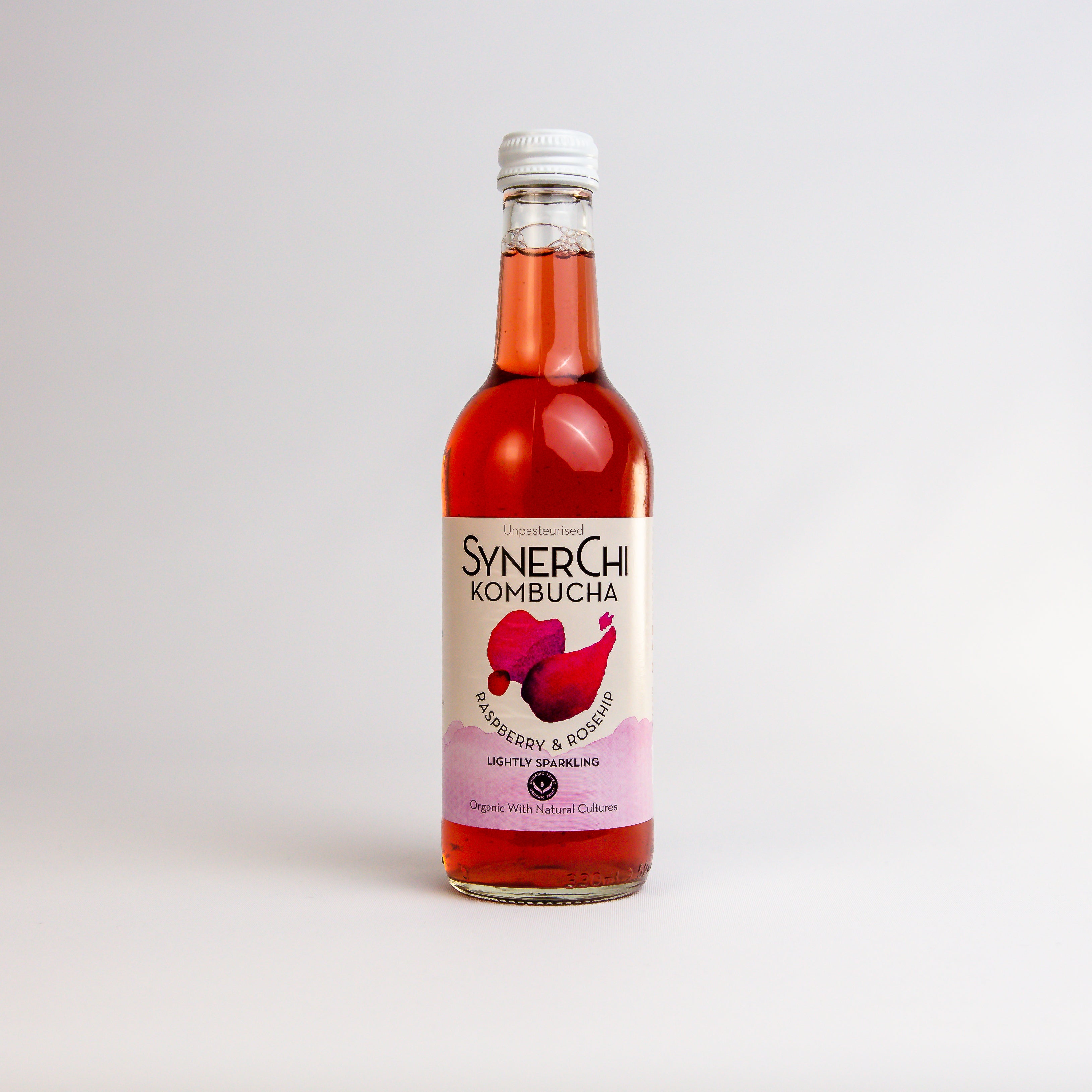 Synerchi Raspberry SynerChi Raspberry Rosehip: Refreshing Kombucha Drink - Craft Food Traders
