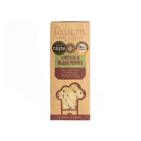Hassetts Bakery - Linseed & Black Pepper Crackers