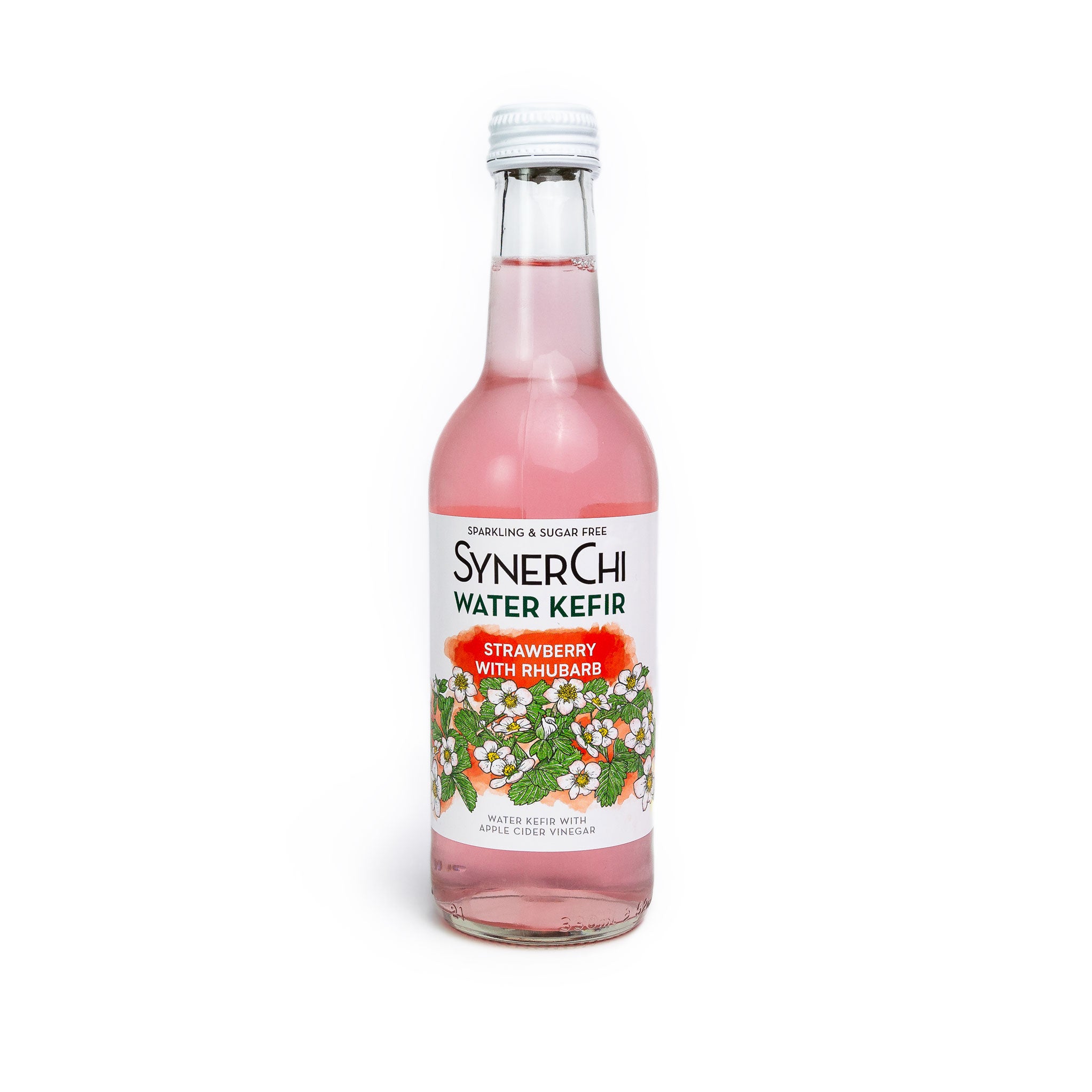 Synerchi Raspberry SynerChi Kefir - Strawberry with Rhubarb - Single (330ml) - Craft Food ...